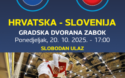 Prijateljska utakmica futsal A reprezentacije Hrvatske u Zaboku